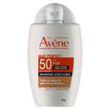 Protetor Solar Facial FPS50 Avène Mat Perfect Tri-Defense Ultra Fluído Cor Claro 40g